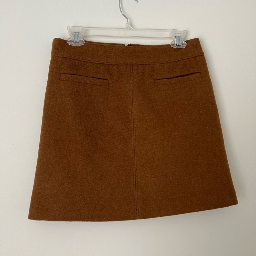 Camel brown Loft skirt
